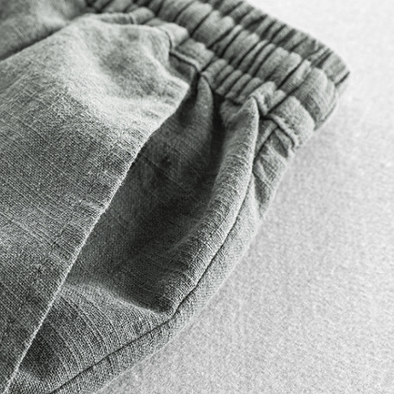 Rivo – Ramie Cropped Pants