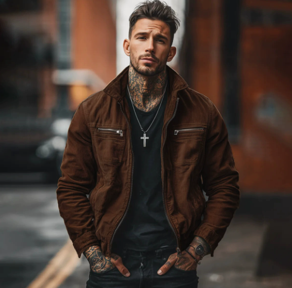 Valmont Vintage Olive Field Jacket - Cross & Crown