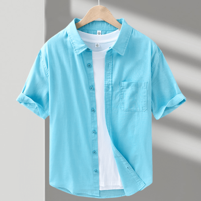 Coastline - Linen Short Sleeve