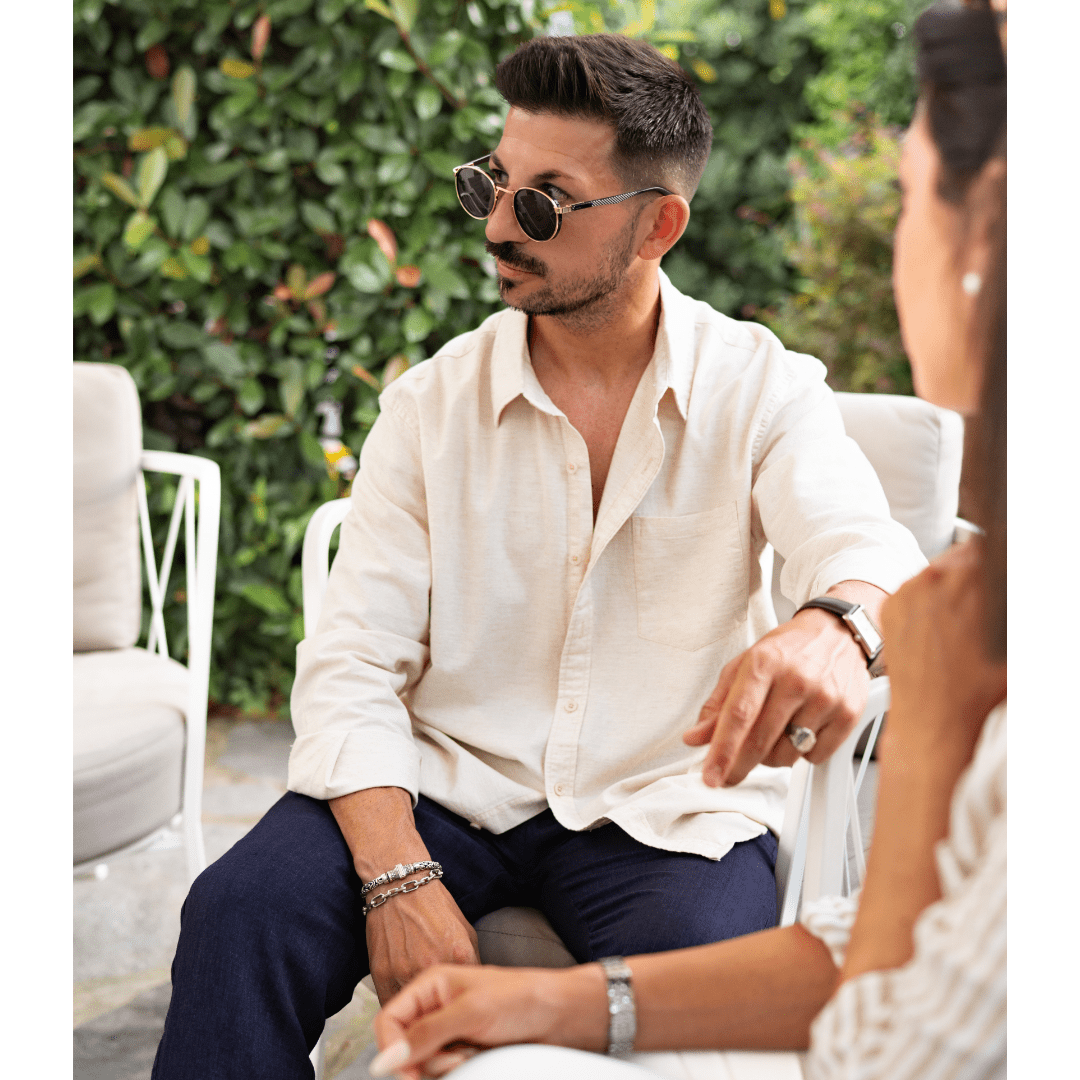 Coastline - Linen Button-Up