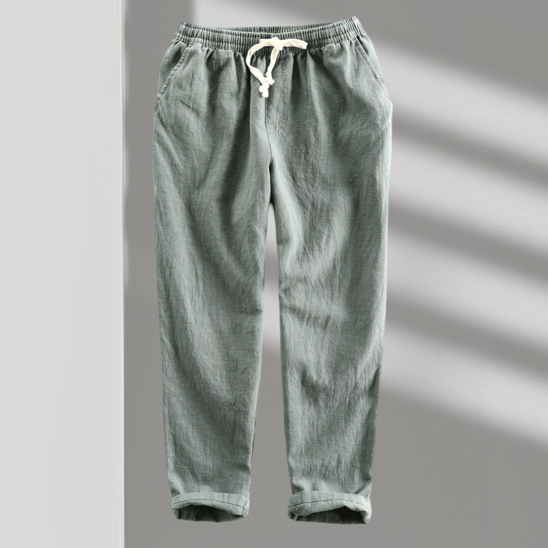 Rivo – Ramie Cropped Pants