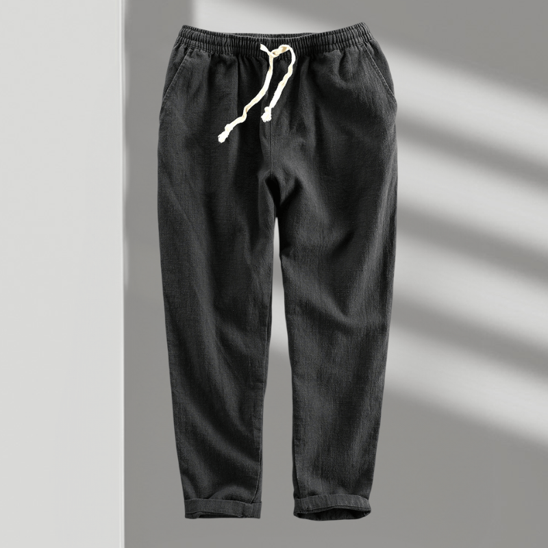 Rivo – Ramie Cropped Pants