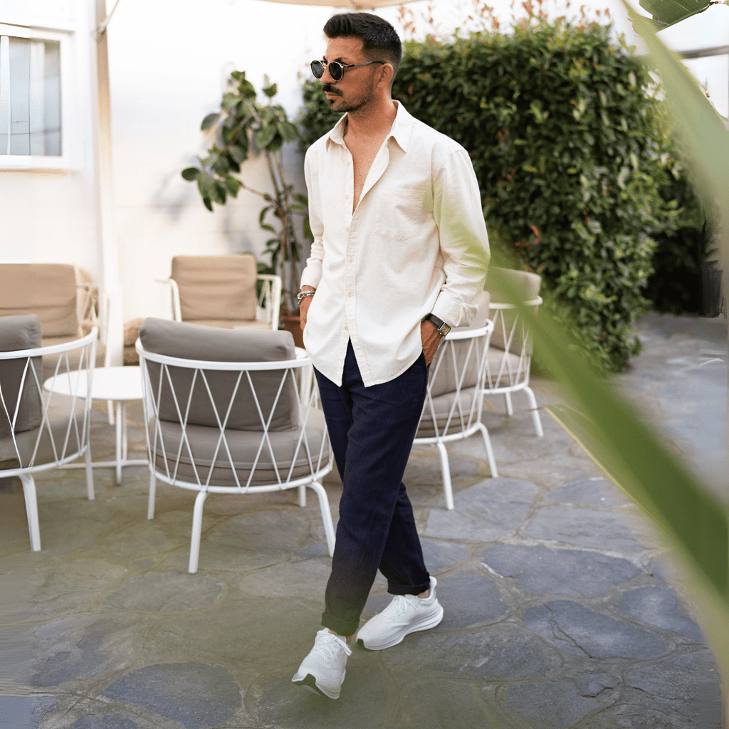 Coastline - Linen Button-Up